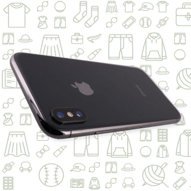 iPhone(アイフォーン)の【C】iPhoneX/256/SIMフリー スマホ/家電/カメラのスマートフォン/携帯電話(スマートフォン本体)の商品写真