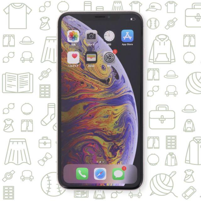 iPhone(アイフォーン)の【B】iPhoneXSMax/64/au スマホ/家電/カメラのスマートフォン/携帯電話(スマートフォン本体)の商品写真