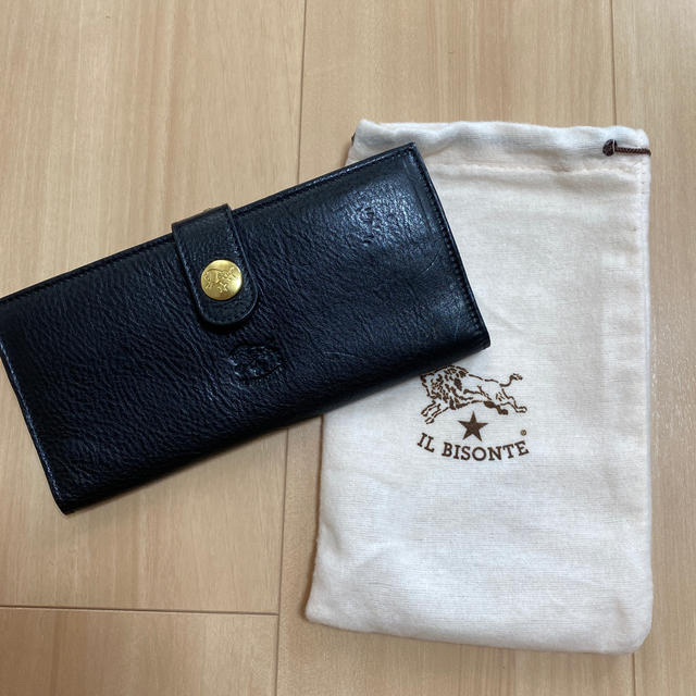 IL BISONTE(イルビゾンテ)のイルビゾンテ　長財布　がま口　小銭入れ付き レディースのファッション小物(財布)の商品写真