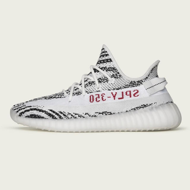 YEEZY BOOST 350 V2 ホワイト/コアブラック/レッド 27cm