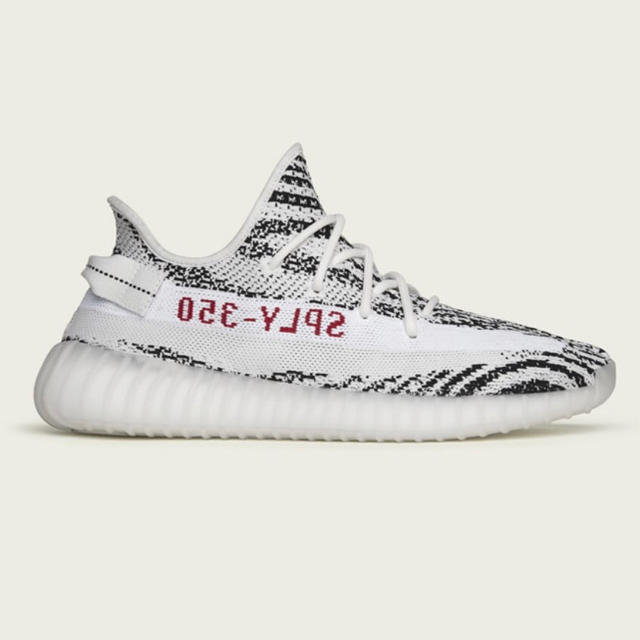 YEEZY BOOST 350 V2 ホワイト/コアブラック/レッド 27cm