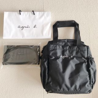 アニエスベー(agnes b.)の【超美品】アニエスベー マザーズバッグ リュック 2way バッグ(マザーズバッグ)