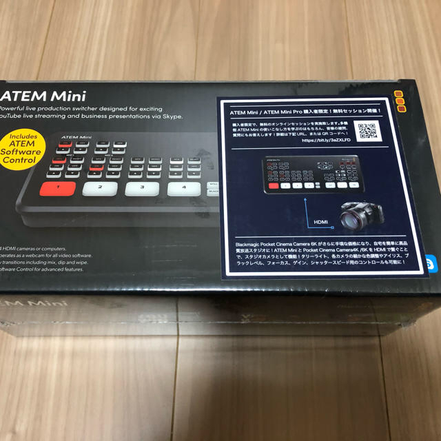 スマホ/家電/カメラ【新品・未開封】Blackmagic design Atem mini