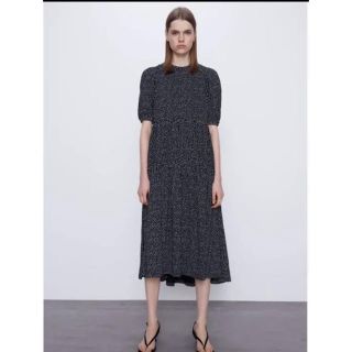 ザラ(ZARA)のZARA ドットワンピース(ロングワンピース/マキシワンピース)