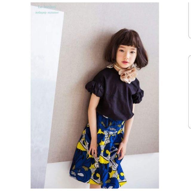 花柄スカート キッズ/ベビー/マタニティのキッズ服女の子用(90cm~)(スカート)の商品写真