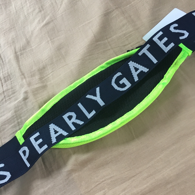 PEARLY GATES(パーリーゲイツ)の専用 新品未使用 タグ付き パーリーゲイツ PPG ウエストポーチ イエロー スポーツ/アウトドアのゴルフ(バッグ)の商品写真
