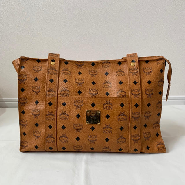 MCM エムシーエム ヴィセトス モノグラム ロゴ ショルダー トート