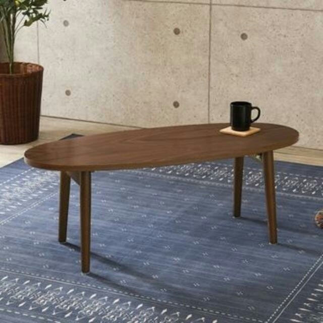 折りたたみテーブル 完成品 ローテーブル センターテーブル 95×40cm
