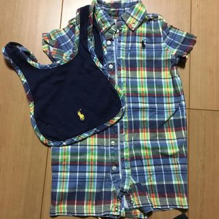 ラルフローレン(Ralph Lauren)のラルフローレン　カバーオール＋スタイセット(カバーオール)