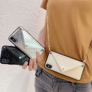 iPhoneケース　ショルダー　カードホルダー(iPhoneケース)