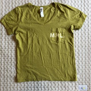 マーガレットハウエル(MARGARET HOWELL)のMHL ピスタチオグリーンTシャツ(Tシャツ(半袖/袖なし))