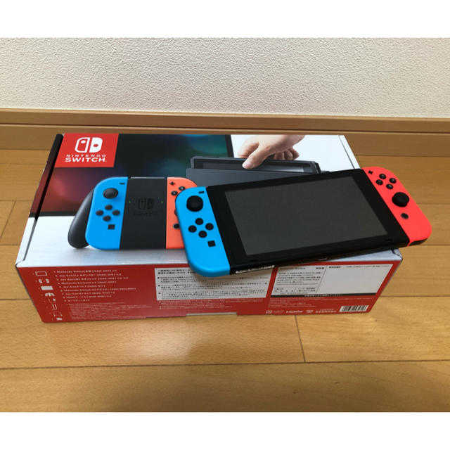 Nintendo Switch ネオンブルー・レッド初期型　美品