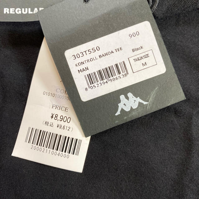 Kappa(カッパ)のkappa モックネック Tシャツ 黒 タグ付き新品 メンズのトップス(Tシャツ/カットソー(半袖/袖なし))の商品写真