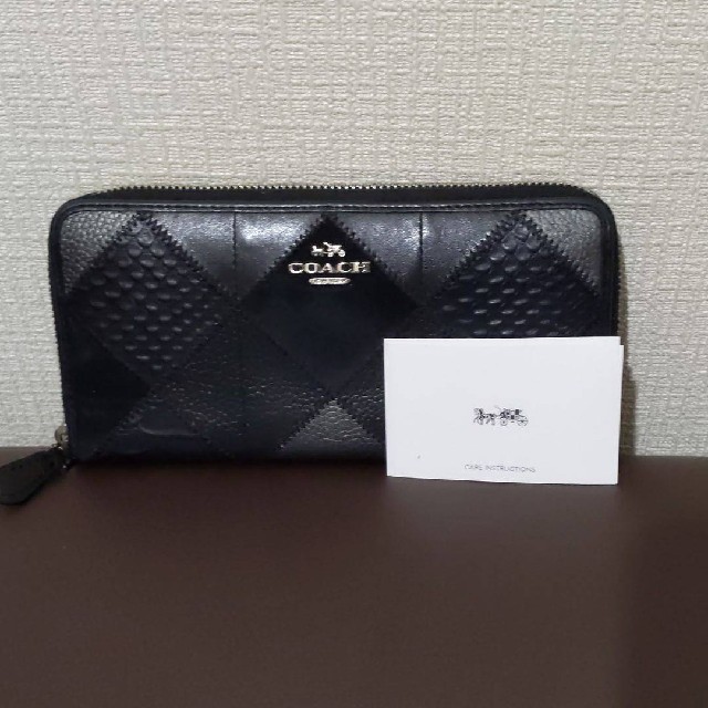 COACH(コーチ)の【最終値下げ】COACH コーチ 長財布 黒  メンズのファッション小物(長財布)の商品写真