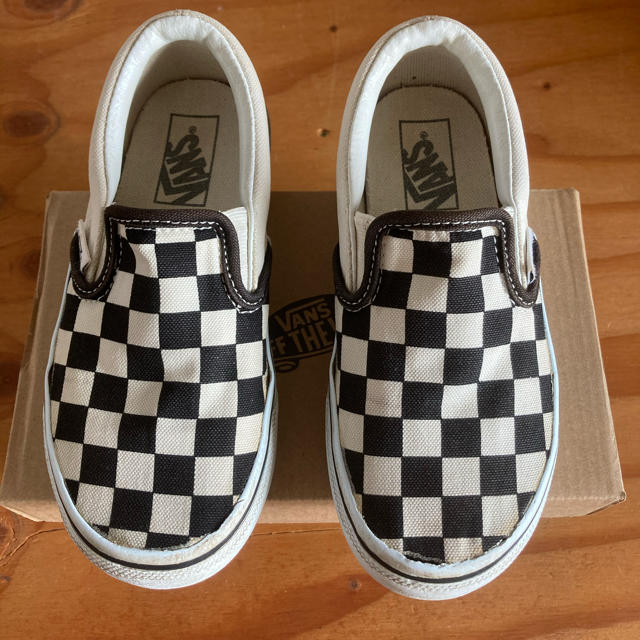 VANS(ヴァンズ)のVANS バンズ　キッズ　スリッポン　19cm キッズ/ベビー/マタニティのベビー靴/シューズ(~14cm)(スリッポン)の商品写真