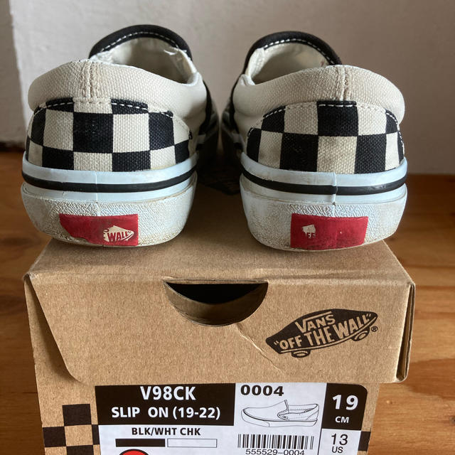 VANS(ヴァンズ)のVANS バンズ　キッズ　スリッポン　19cm キッズ/ベビー/マタニティのベビー靴/シューズ(~14cm)(スリッポン)の商品写真