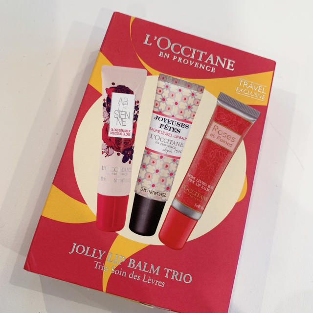 L'OCCITANE(ロクシタン)のロクシタン　LOCCITANE リップバーム3本セット コスメ/美容のスキンケア/基礎化粧品(リップケア/リップクリーム)の商品写真