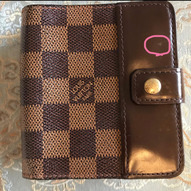 LOUIS VUITTON - ダミエ折りたたみ財布‼️最終お値下げの通販 by 断捨
