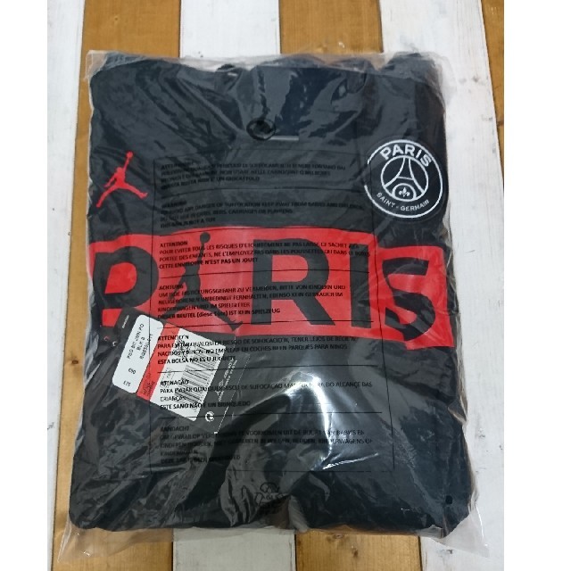 【L】 PSG Jordan パーカー パリサンジェルマン 黒 赤 2