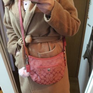 コーチ(COACH)のCOACH ピンク ミニショルダーバッグ(ショルダーバッグ)