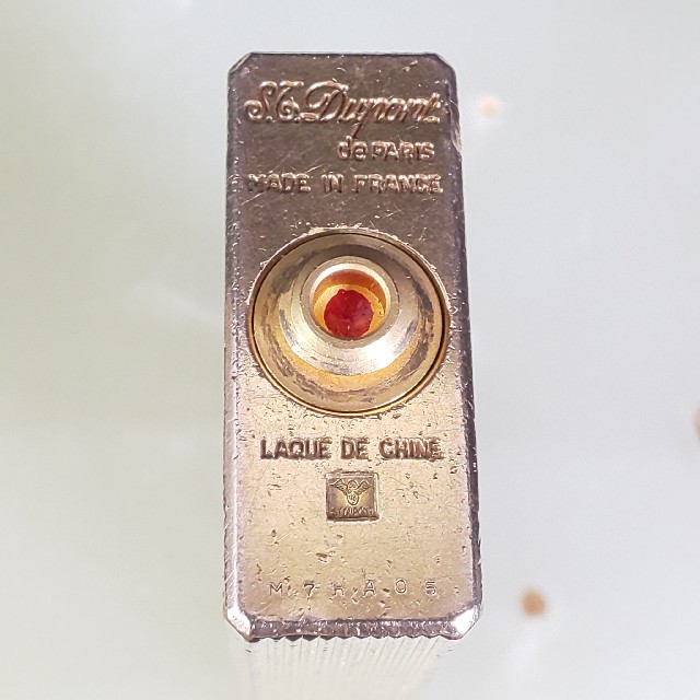 S.T. Dupont(エステーデュポン)のデュポン ライター ライン1L ブラックラッカーコンビ メンズのファッション小物(タバコグッズ)の商品写真