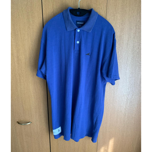 DESCENDANT ORCA POLO shirt L blue