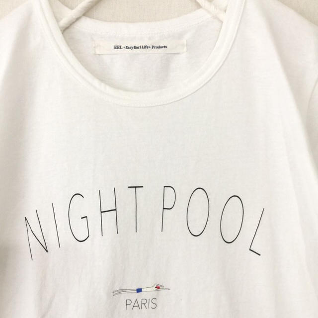 YAECA(ヤエカ)のEEL NIGHT POOL Tシャツ レディースのトップス(Tシャツ(半袖/袖なし))の商品写真