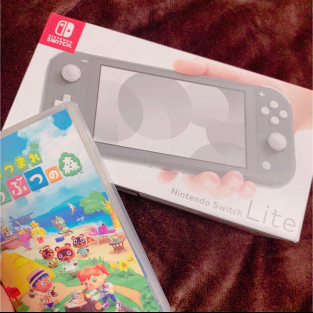 ニンテンドー Switch Lite グレー どうぶつの森