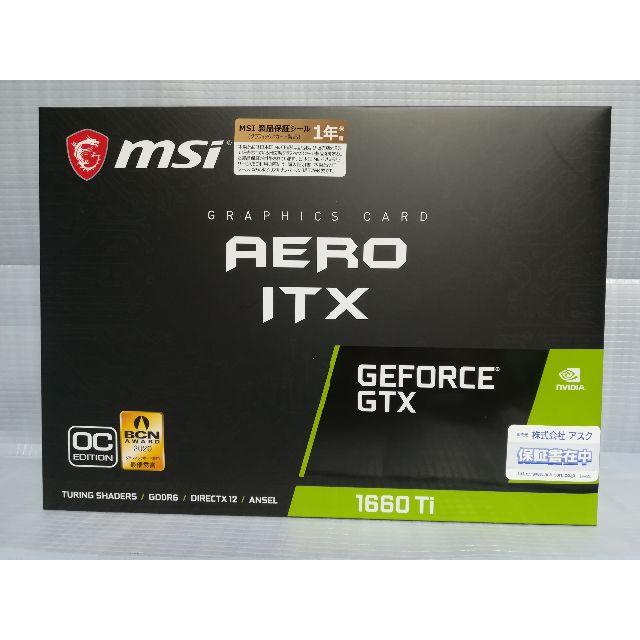 新品MSI GeForce GTX 1660 Ti AERO ITX 6G OC