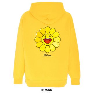 村上隆 J balvin お花 パーカー イエロー サイズ XLの通販 by ...