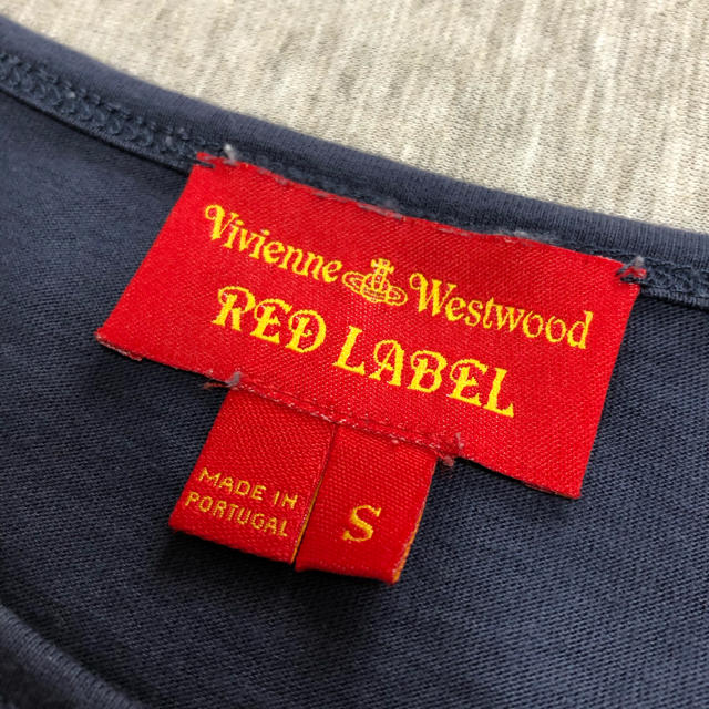 Vivienne Westwood(ヴィヴィアンウエストウッド)のvivienne westwood 7分袖 Tシャツ ネイビー レディースのトップス(Tシャツ(長袖/七分))の商品写真