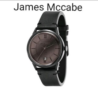 James Mccabe メンズ レザー 腕時計(腕時計(アナログ))