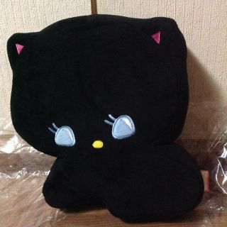 スイマー(SWIMMER)のswimmer黒猫枕(日用品/生活雑貨)