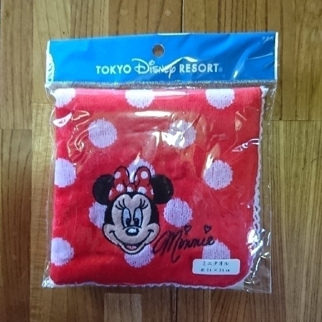 Disney(ディズニー)のさんさん専用　ミニー  ミニタオル レディースのファッション小物(ハンカチ)の商品写真