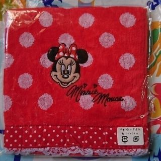 ディズニー(Disney)のあやさん専用  ミニー  ウォッシュタオル(タオル/バス用品)