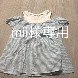 ブランシェス(Branshes)のブランシェス　オフショルフリルT(Tシャツ/カットソー)