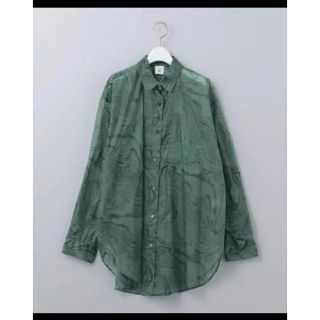 ビューティアンドユースユナイテッドアローズ(BEAUTY&YOUTH UNITED ARROWS)の＜6(ROKU)＞SUKE MARBLE PRINT SHIRT(シャツ/ブラウス(半袖/袖なし))