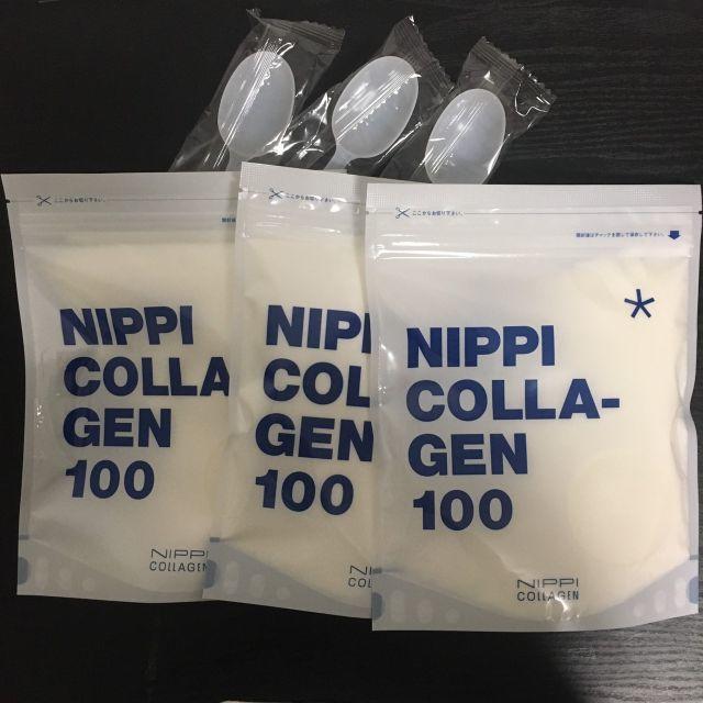 ニッピ コラーゲン100 3袋セット 110ｇ 新品