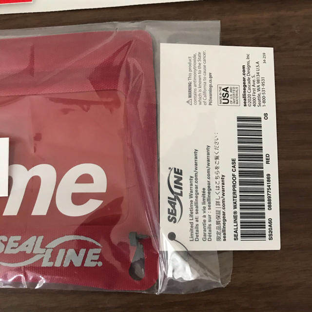 Supreme(シュプリーム)のシュプリーム sealLine waterproof case red メンズのバッグ(その他)の商品写真