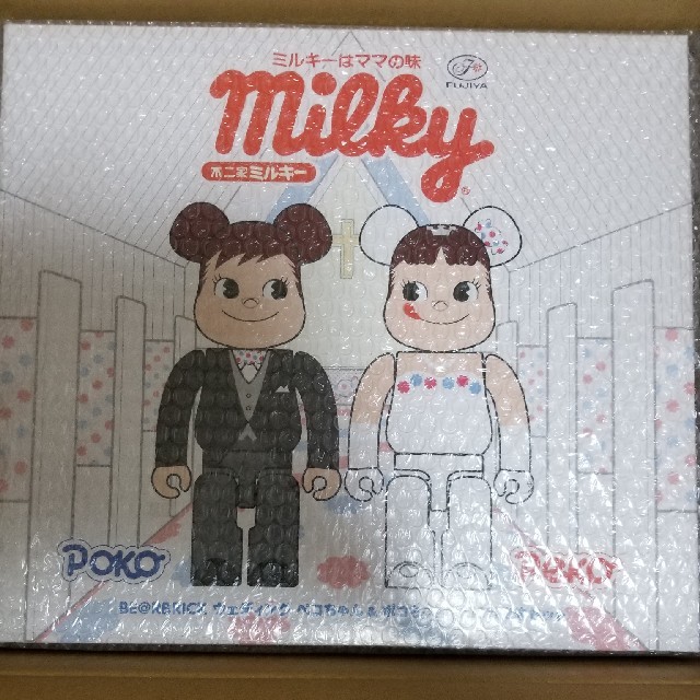 BE@RBRICK ウェディング ペコちゃん & ポコちゃん 400%