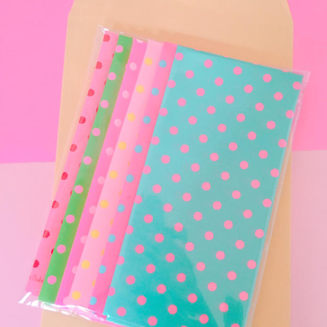 pinks ピンクス ドットカットクロスセット ハンドメイドの素材/材料(生地/糸)の商品写真
