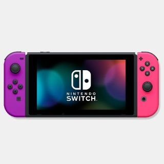 ニンテンドースイッチ(Nintendo Switch)の新品 Nintendo Switch 本体 ネオンパープル ネオンピンク(家庭用ゲーム機本体)