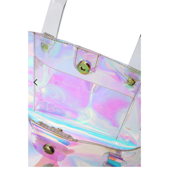 alexiastam clear handle logo shoulderbag