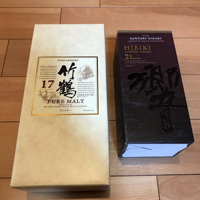 レビュー高評価の商品！ 響21年700ml/竹鶴17年700ml 新品未開封 ...