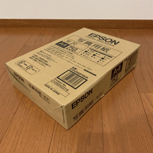 まとめ買い】 LIZ JAPAN まとめ エプソン EPSON 写真用紙〔光沢〕 A4 KA4250PSKR 1箱 250枚 〔×3セット〕 