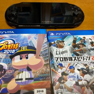 コナミ(KONAMI)のPlayStation Vita本体　パワプロ2018 プロスピ2019 セット(携帯用ゲームソフト)