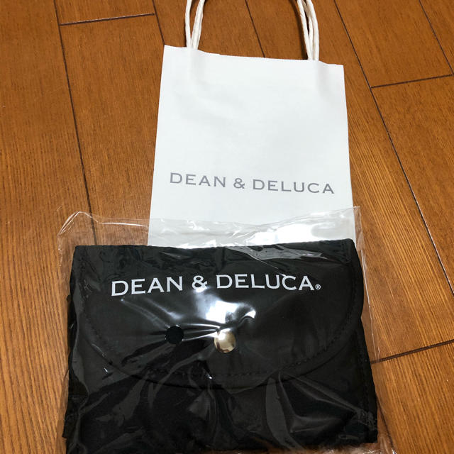 DEAN & DELUCA(ディーンアンドデルーカ)の DEAN & DELUCA ショッピングバッグ ブラック エコバッグ レディースのバッグ(エコバッグ)の商品写真