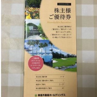 miki🌷コロナに勝つ様専用_東急不動産_株主優待_100株X2冊(宿泊券)