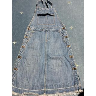 ザラ(ZARA)のZARAデニムサロペットスカート(スカート)