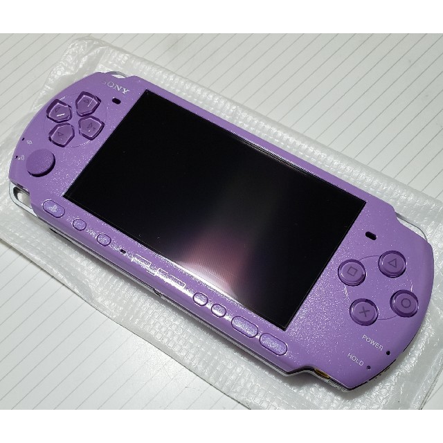 【美品】PSP-3000  液晶フィルム付　新品充電ケーブル　おまけソフト